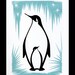 Penguin Gocco Print by Kerry Beary - 5x7 Limited Edition of 75