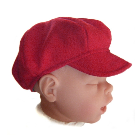 Baby newsboy hat for newborn 33 to 35cm