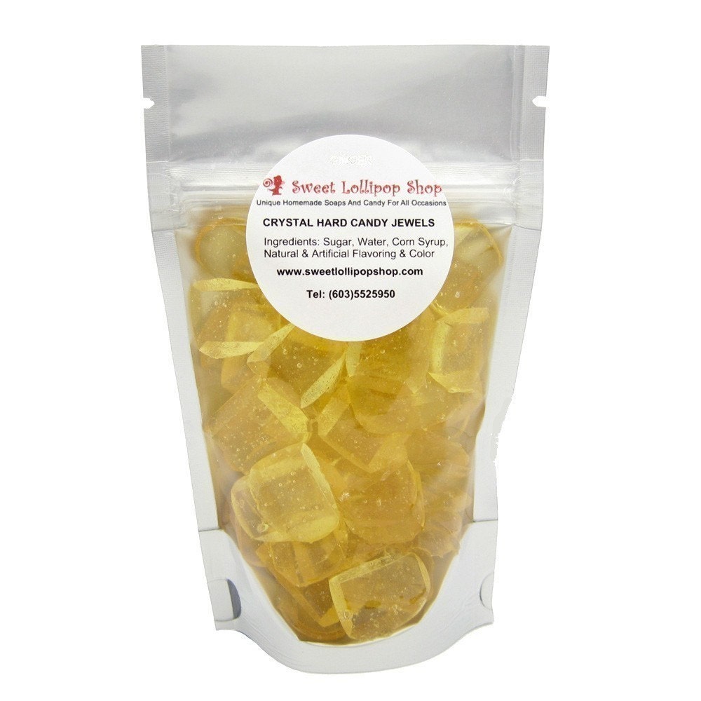 Banana (All Natural) - Crystal Jewels Barley Hard Candy Sweets - 2oz bags