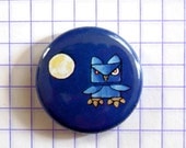 Night Owl - 1 inch Pinback Button