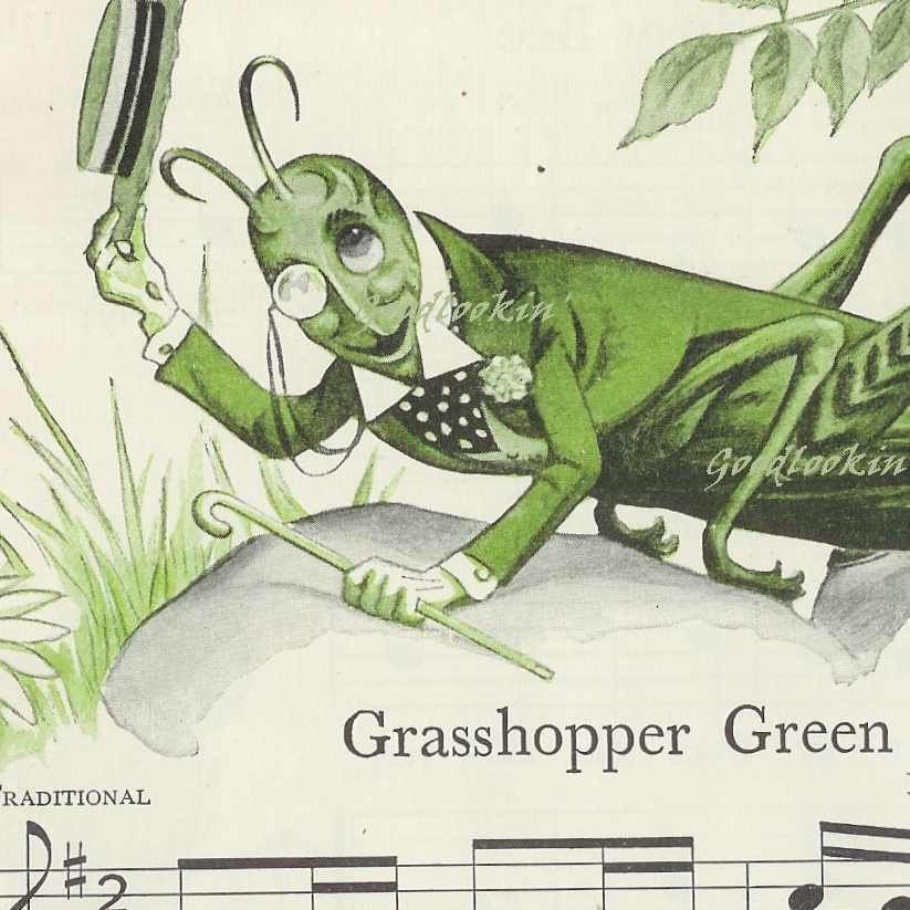 Grasshopper Green--Cherished Pages of Ephemora from Goodlookin
