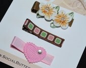 Neapolitan Boutique Hair Clip Set - Buy 3 Items Get 1 FREE