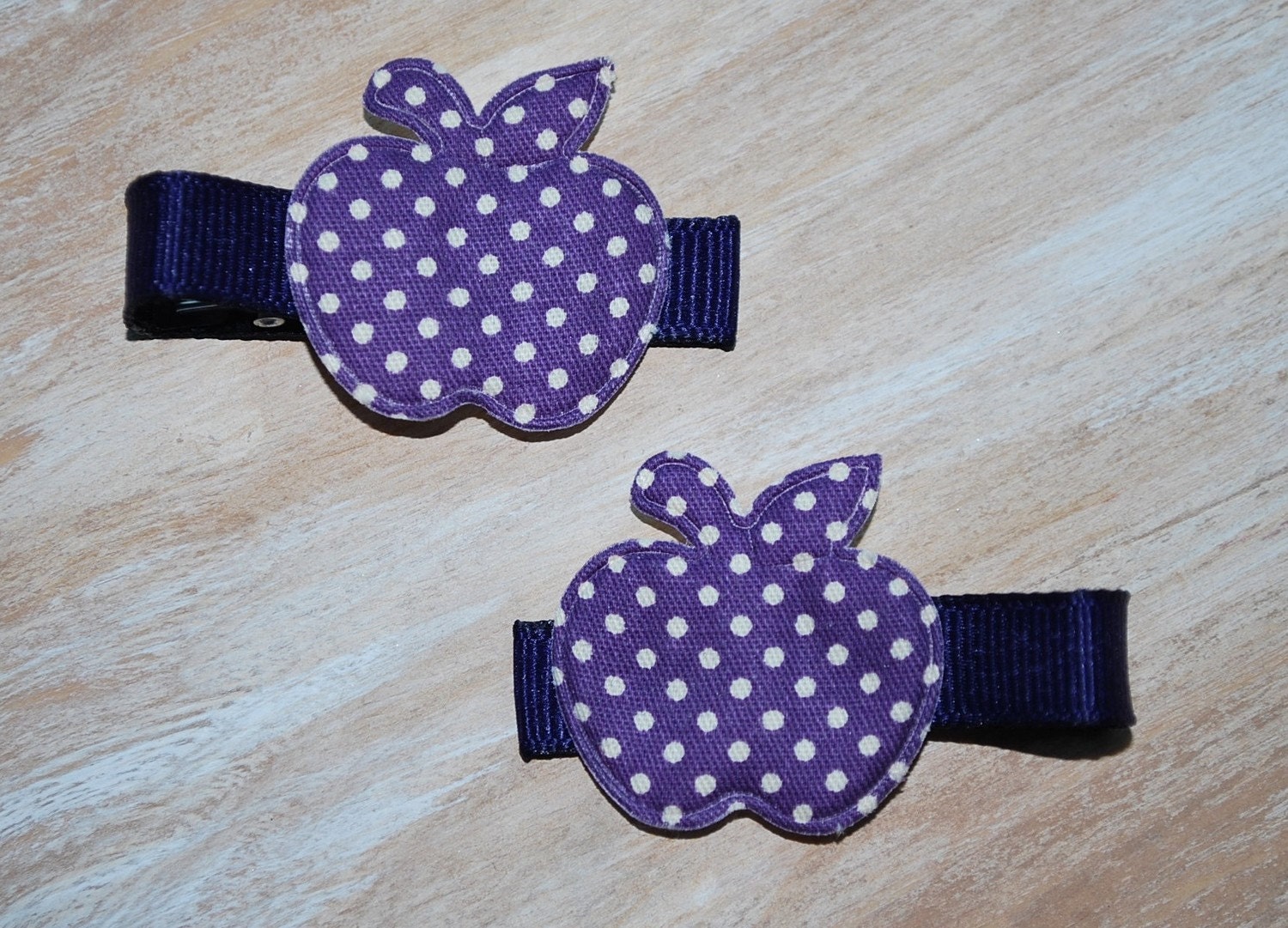 Shabby Chic Apple No Slip Hair Clips - Buy 3 Items, Get 1 FREE