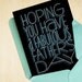 Hand-printed Father's Day Card -- Fabulous