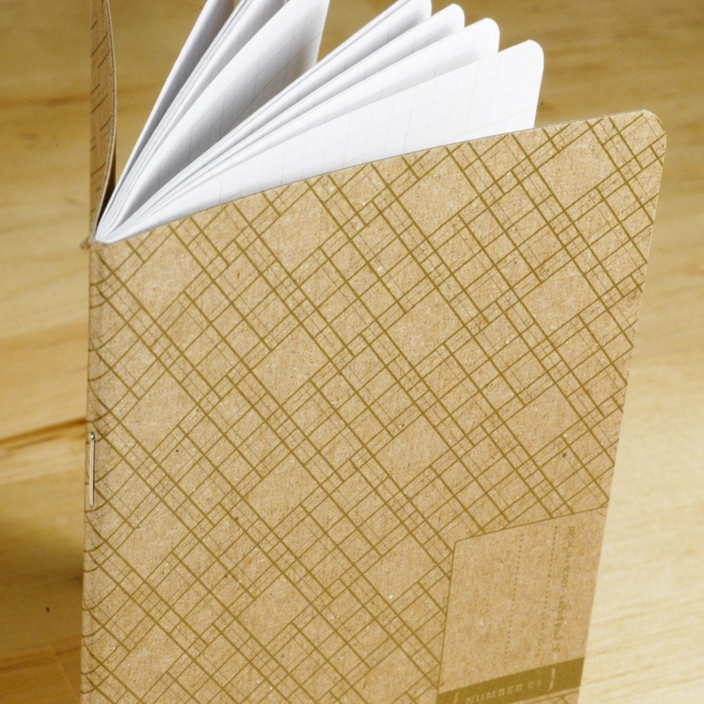 Set of 4 Gold Mini Notebooks