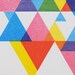 Process Color Triangle Print