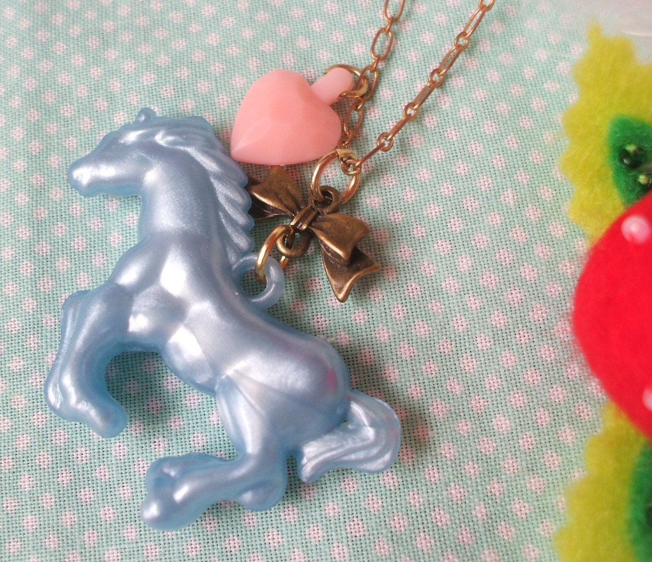 Pastel Fantasy Magic Unicorn Necklace