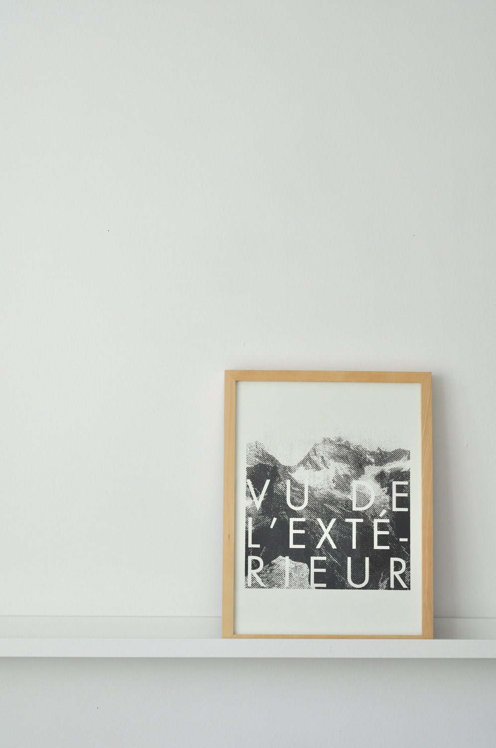 vu de l'extérieur print