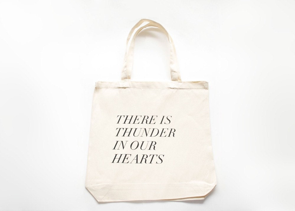thunder in our hearts tote