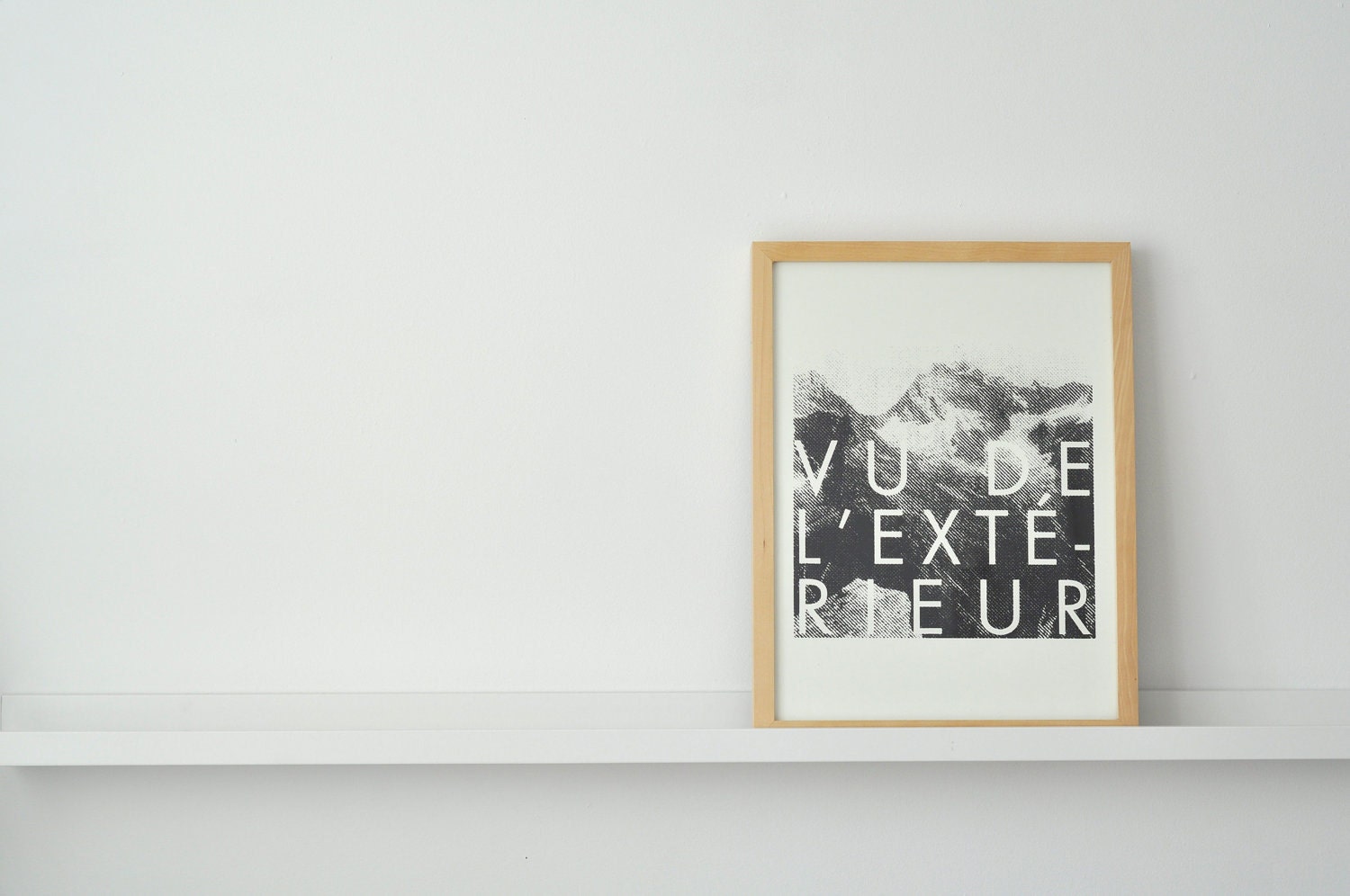 vu de l'extérieur print