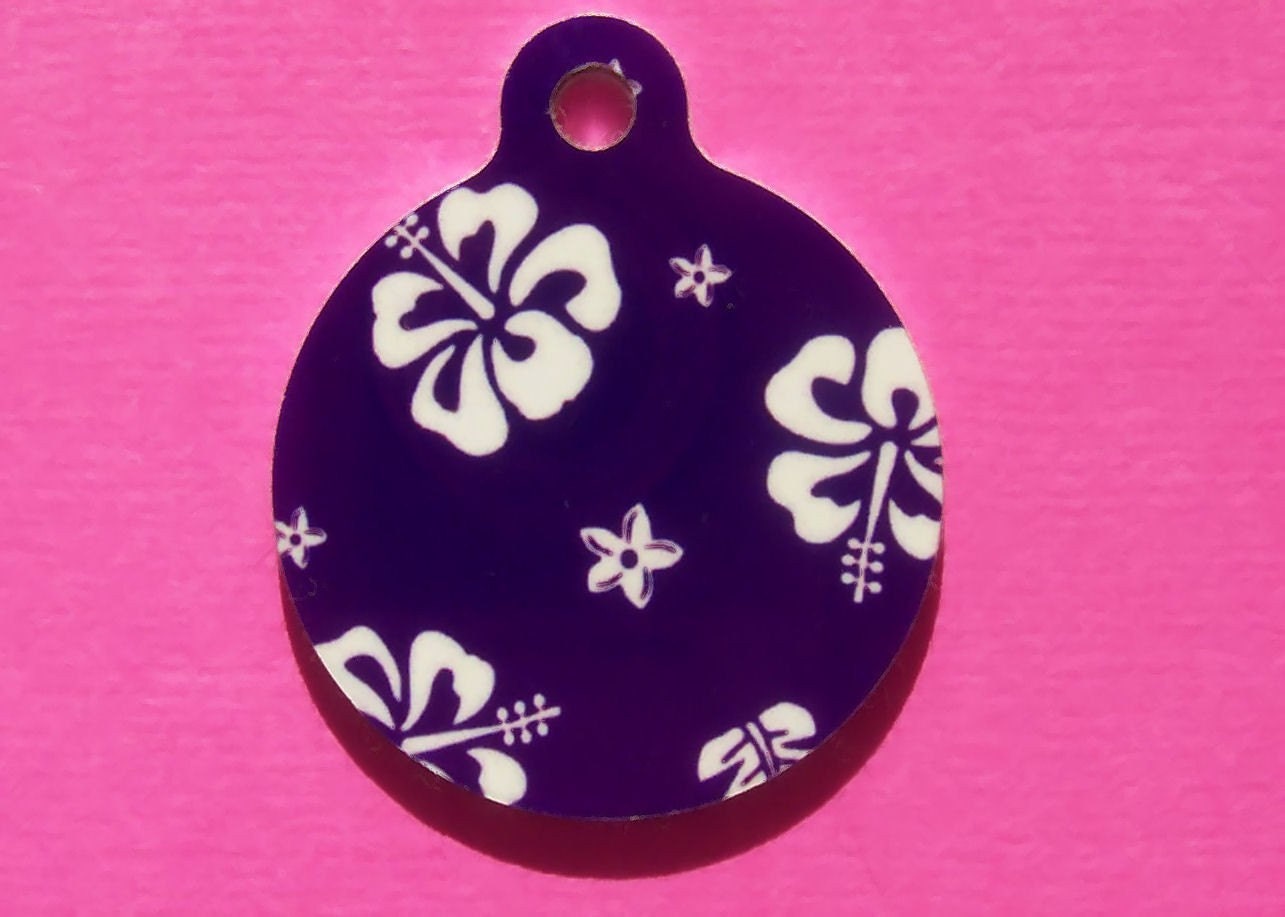 Blue Hawaii Custom Pet ID Tag
