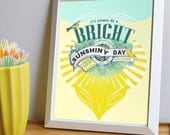 Bright Sunshiny Day Print - large print