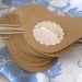 Table Setting Birds Wedding Engagement Baby shower Birthday Lunch Dinner Napkin Holder Tabe place cards BIRDS Kraft  Elegant setting