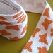 Printed Cotton Twill Butterfly Butterflies natural cotton orange yellow mustard 2cm thick 2.2 yards