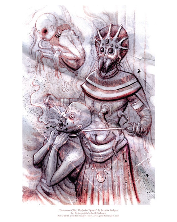 The Jarl of Spiders   8x10 Print