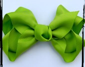 THE PERFECT HAIRBOW - Lime Green