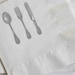 Cutlery Napkins - Silver