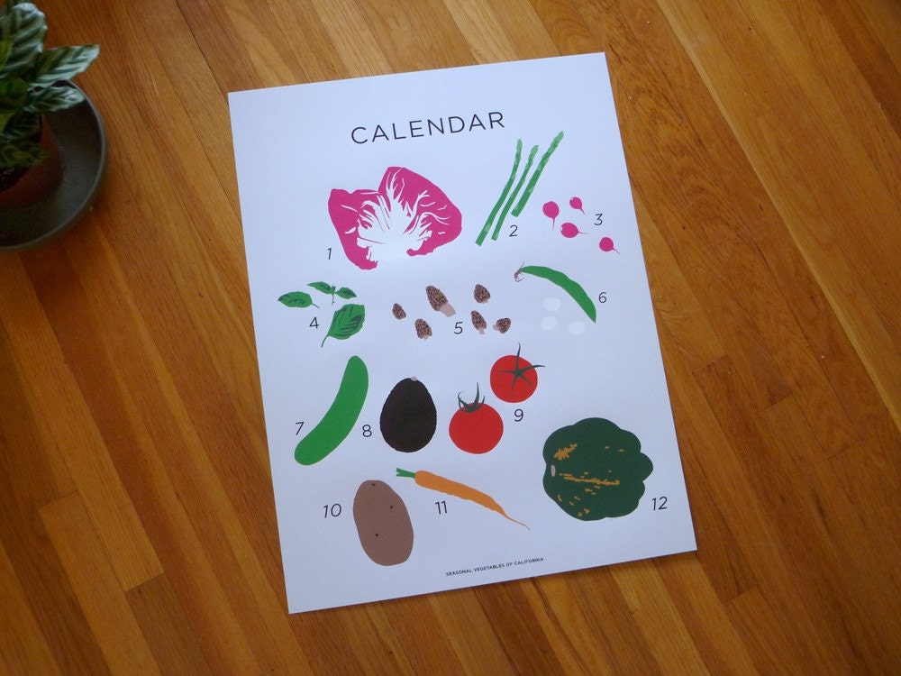 Seasonal Vegetables of California / Claire Nereim