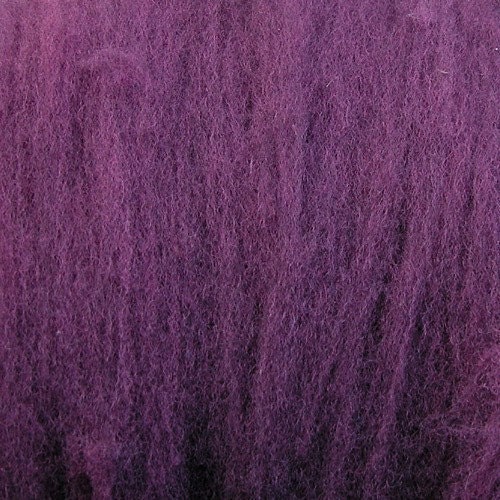 2 oz Variegated Plum Dorset Wool Batts