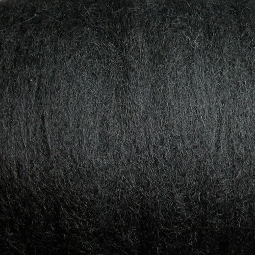 2 oz True Black Dorset Wool Batts