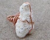 Coral Rings, Cool Rings, Cool Jewelry, Copper Rings, Beachy Ring, Size 6 Rings - SHOWY but NATURAL jewelry
