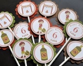 Camping Cupcake Toppers Set of 12