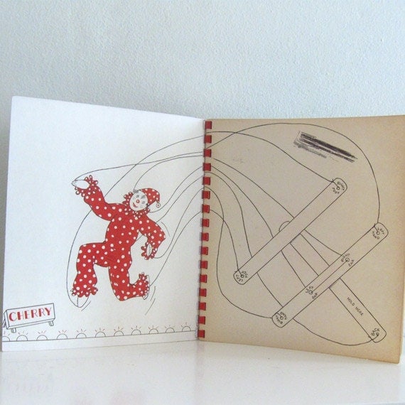Antique 1940s Craft Book Let's make a Puppet Tutorial