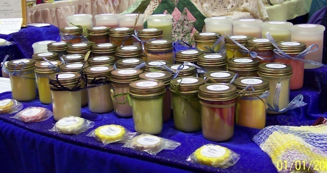 LAVENDER  8 oz Pure Soy Candle Jar
