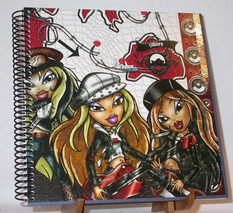 Bratz Rock Angelz  Game Board Journal /  Notebook