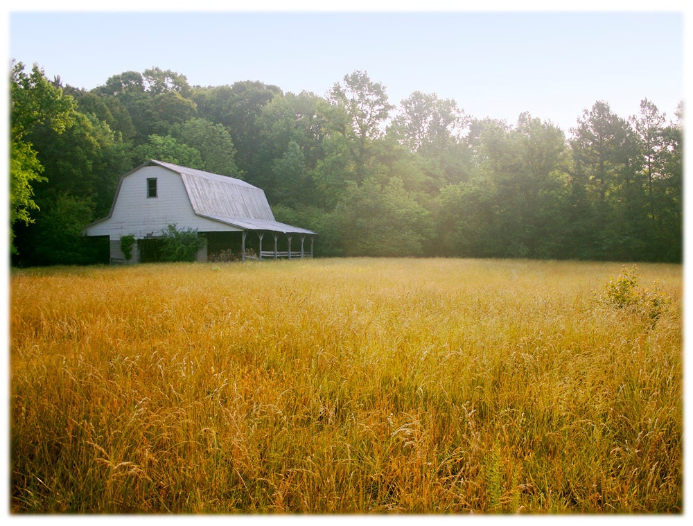 Bynum Barn, North Carolina Photography - 8x10 Print