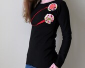 Branching Out in Black - Long Sleeve