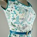 Sweet little 50s butterfly dress size small Novelty print cotton Vintage 1950s garden full skirt Mad Men