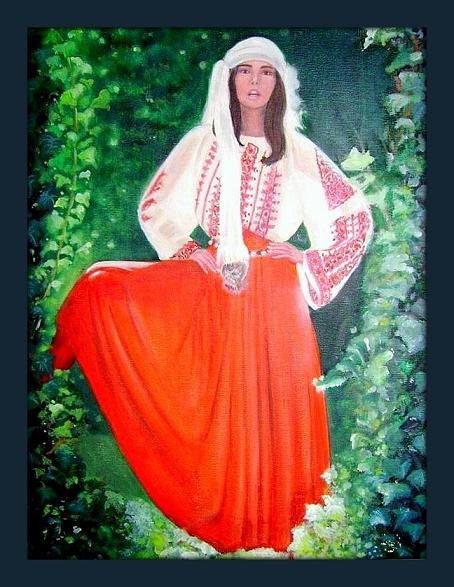 Ali Mcgraw - Hippie - Orignial Oil Painting -  16 x 20 inches