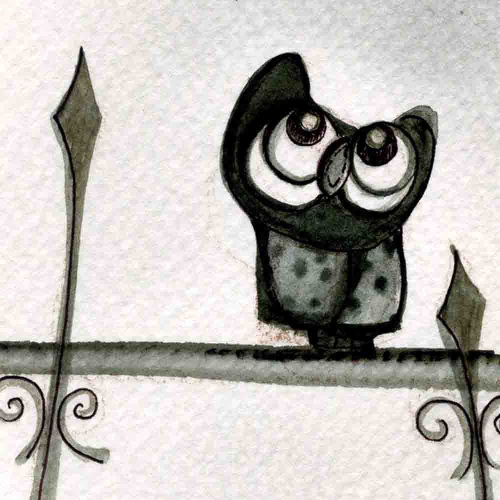 resting on the fence  ( Print )