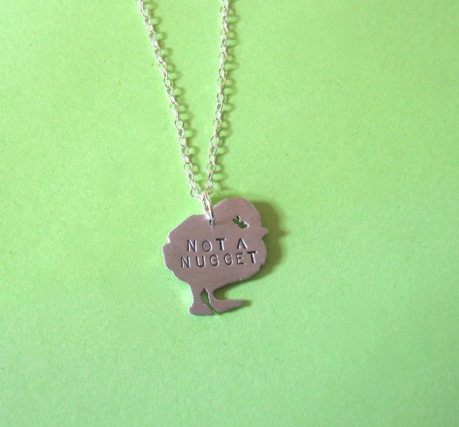 Mini Not a Nugget Chick necklace