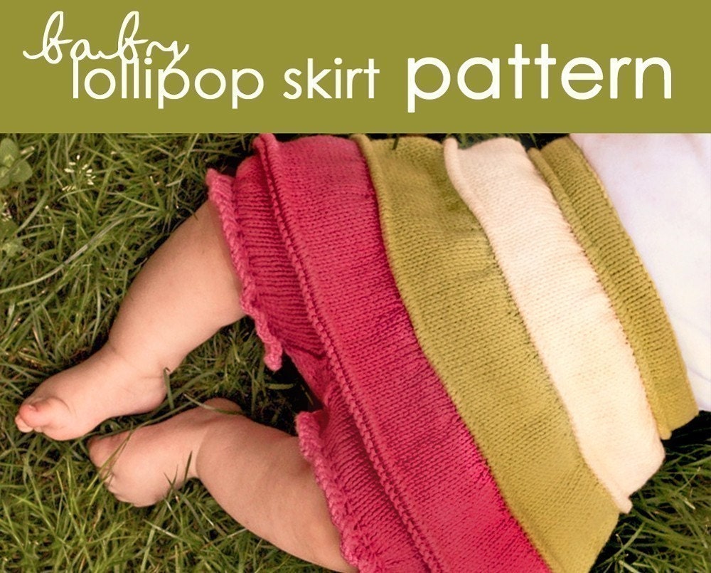 Baby Lollipop Skirt with Bloomers PDF PATTERN - (3-6 mo, 6-12 mo, 1 year)