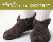 Adult Moc-a-Soc PDF Pattern - (xs, s, m, l, xl, xxl)