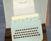 Typewriter Graduation Announcement