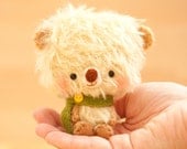 Teddy bear plushie toy in yellow - made to order - Timu -