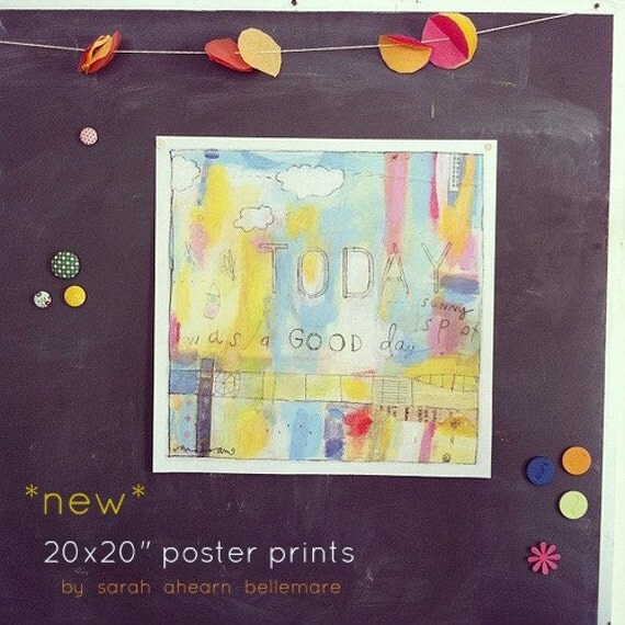 POSTER PRINT - today was a good day