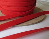 Red - 1/4 Inch Double Fold Bias Trim - 5 Dollars For 12 Continuous Yards
