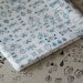 Bugs Fabric - Teal and White - Small Piece