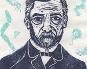 Thermochromic Linocut Louis Pasteur