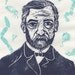 Thermochromic Linocut Louis Pasteur