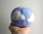 Plush Light Blue Sky Ball
