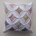 Miniature Cathedral Window Pillow Pincushion - 5 Inches Square