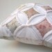 Miniature Cathedral Window Pillow Pincushion - 5 Inches Square