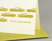 Auto Custom Personalized Stationery / Personalized Stationary Set of 16