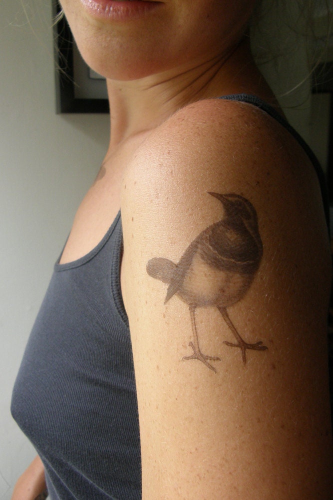 4 Birds: Temporary Tattoos