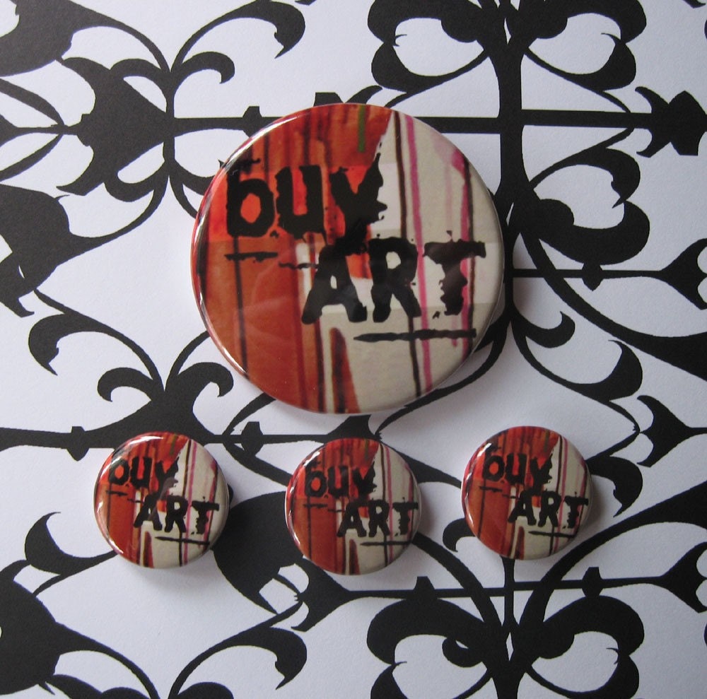 Buy Art Buttons, 1 large and 3 small